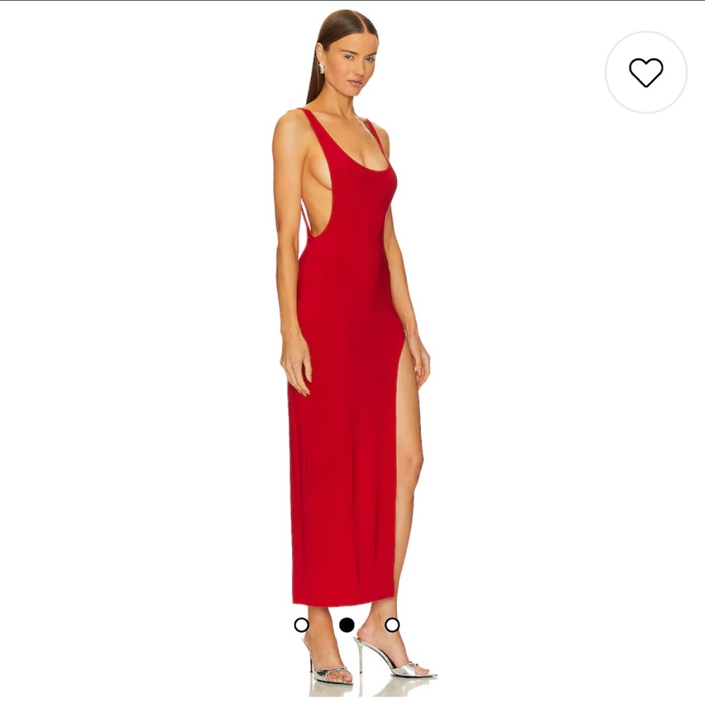 Marissa Wide Slit Gown Norma Kamali size XS